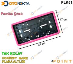 PLAKALIK TAKKOLAY KONSEPT KARE PEMBE