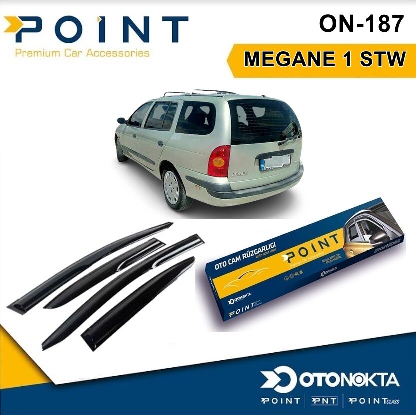 CAM RÜZGARLIĞI 4 LÜ   MEGANE 1 STW İTHAL