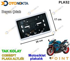 PLAKALIK TAKKOLAY KONSEPT MOTORSİKLET BEYAZ