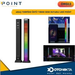 ARAÇ TORPİDO ÜSTÜ 7 RENK SESE DUYARLI  LEDİ POİNT