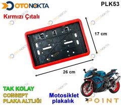PLAKALIK TAKKOLAY KONSEPT MOTORSİKLET KIRMIZI