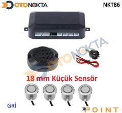 PARK SENSÖRÜ 18MM SESLİ GRİ 18MM