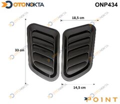 KAPUT ÜSTÜ HAVALANDIRMA IZGARA GENİŞ ÜNİVERSAL POİ