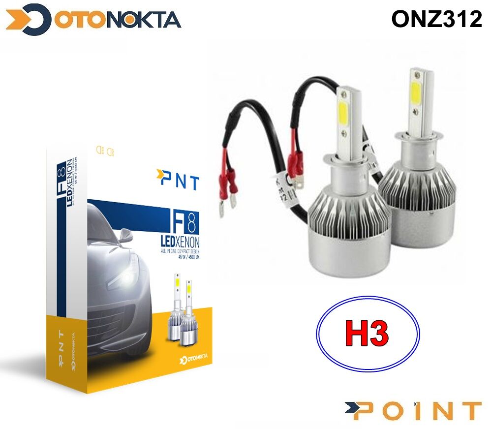 ZENON LED EKONOMİK 12V H3 F8 POİNT
