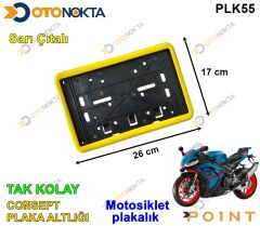 PLAKALIK TAKKOLAY KONSEPT MOTORSİKLET SARI