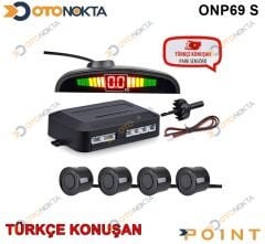 PARK SENSÖRÜ LEDLİ EKRANLI TÜRKÇE KONUŞAN SİYAH