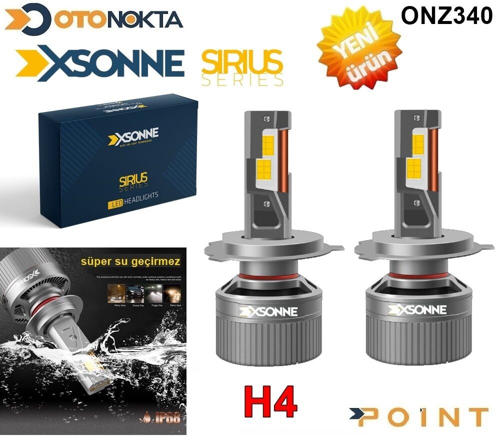ZENON LED H4 12V ULTRA SİRİUS SERİ XSONNE POİNT