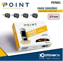PARK SENSÖRÜ EKRANLI LEDLİ SİYAH POİNT