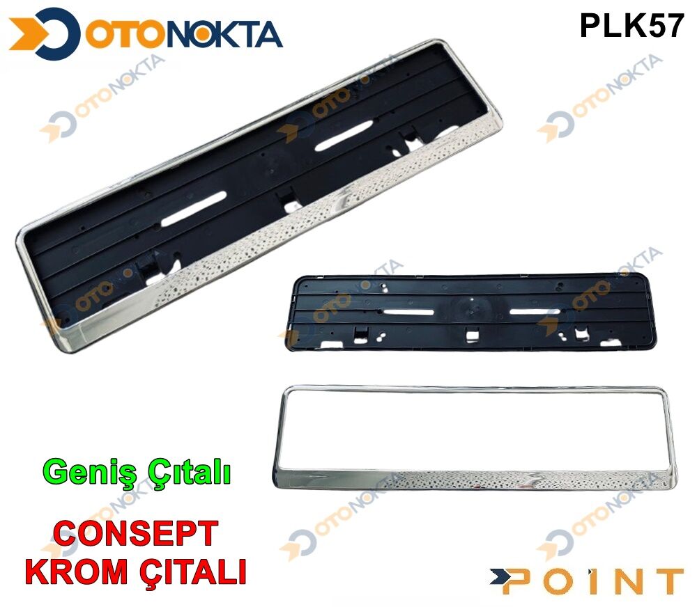 PLAKALIK PLASTİK  KONSEPT KROM GENİŞ ÇITALI