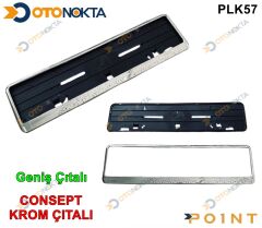 PLAKALIK PLASTİK  KONSEPT KROM GENİŞ ÇITALI