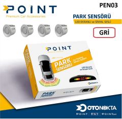 PARK SENSÖRÜ EKRANLI LEDLİ GRİ POİNT