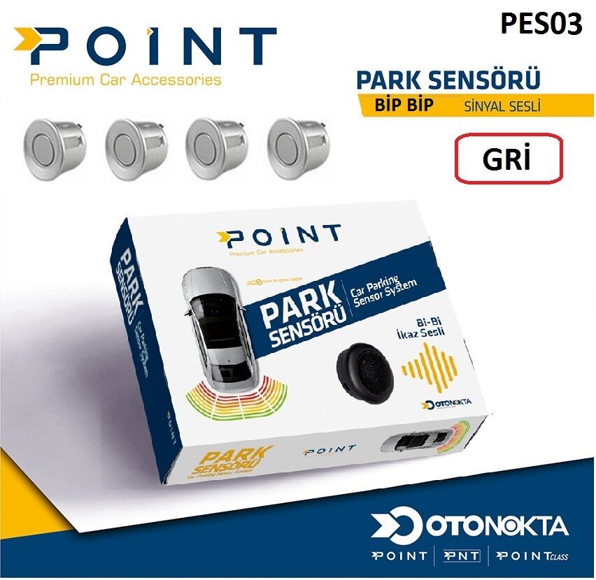 PARK SENSÖRÜ BUZZERLİ SESLİ  GRİ POİNT