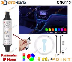 İP NEON 20 RENKLİ RGB MODLÜ 5 METRE USB Lİ POİNT