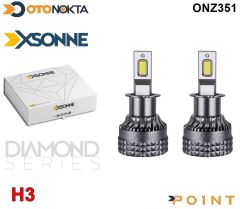 ZENON LED H3 12V DİAMOND SERİ XSONNE POİNT