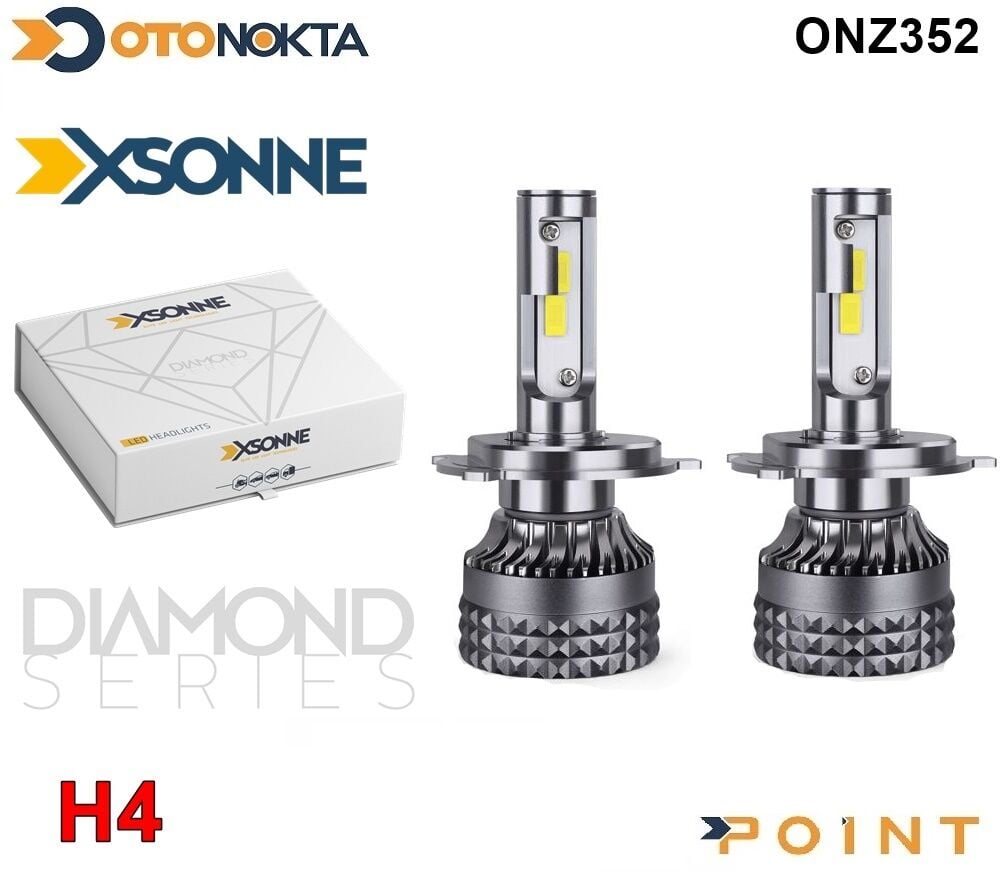 ZENON LED H4 12V DİAMOND SERİ XSONNE POİNT