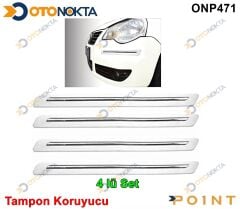 TAMPON KORUYUCU PLASTİK BEYAZ KROM 4 PARÇA POİNT