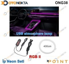 İP NEON LEDİ USB Lİ 7 RENK SESE DUYARLI 400 CM POİ