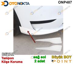 ÖN TAMPON KÖŞELERİ KORUYUCU 2 PRC BEYAZ İTHL BÜYÜK