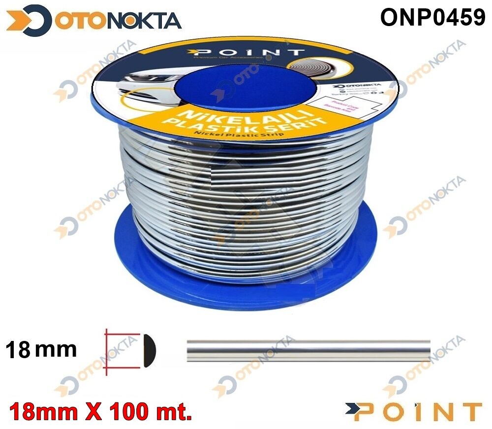 ÇITA ŞERİT RULO İTHAL 18MMX60MT KROM POİNT