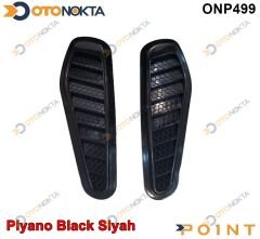 KAPUT ÜSTÜ HAVALANDIRMA X2 MODEL UZUN SİYAH POİNT