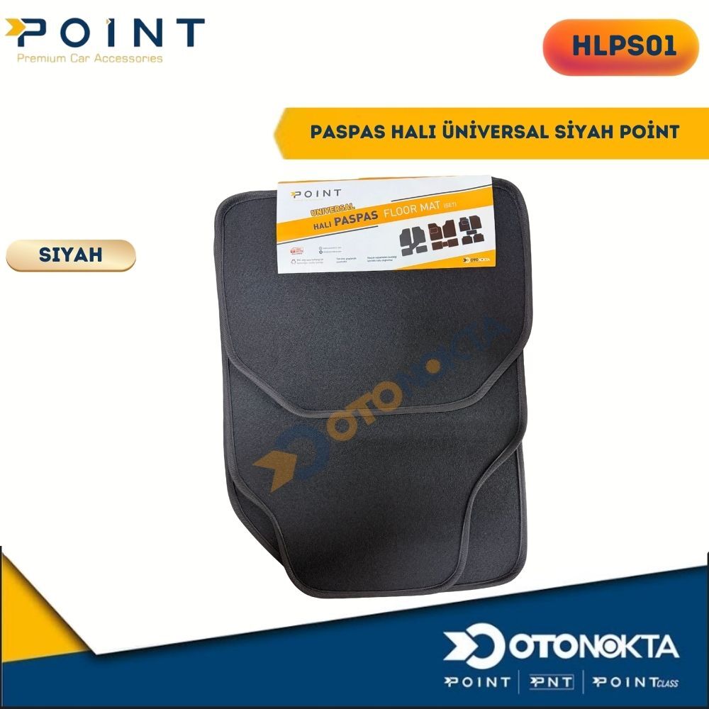 PASPAS HALI ÜNİVERSAL SİYAH POİNT