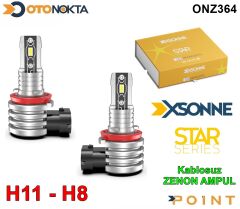 ZENON LED H11 - H8 12V STAR KABLOSUZ  XSONNE POİNT