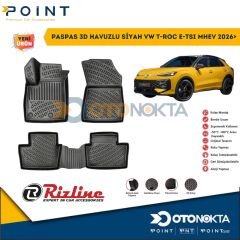 PASPAS 3D HAVUZLU SİYAH VW T-ROC E-TSI MHEV 2026>
