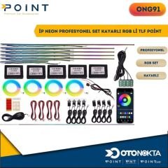 İP NEON PROFESYONEL SET KAYARLI RGB Lİ TLF POİNT