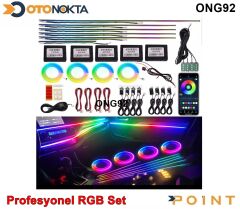 İP NEON PROFESYONEL SET  RGB Lİ TLF UYGULAMA POİNT