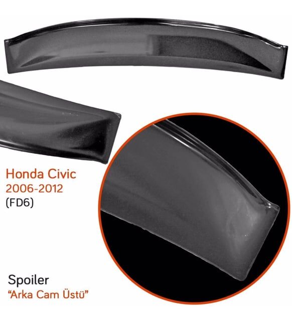CİVİC ARKA CAM ÜSTÜ SPOİLER (FD6) 2006-2012