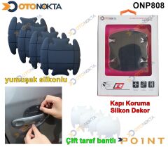 DIŞ KAPI KOLU KORUMA BANDI 4 PARÇA SİYAH