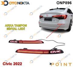 ARKA TAMPON ORJİNAL SİNYAL LEDLİ CİVİC 2022 POİNT