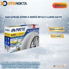 KAR ÇORABI SÜPER-X SERİSİ BEYAZ X LARGE MATTE