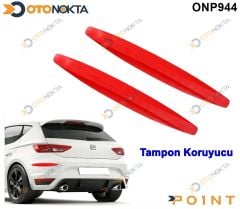 TAMPON KORUYUCU PLASTİK YUMUŞAK 2 PRÇ KIRMIZ POİNT
