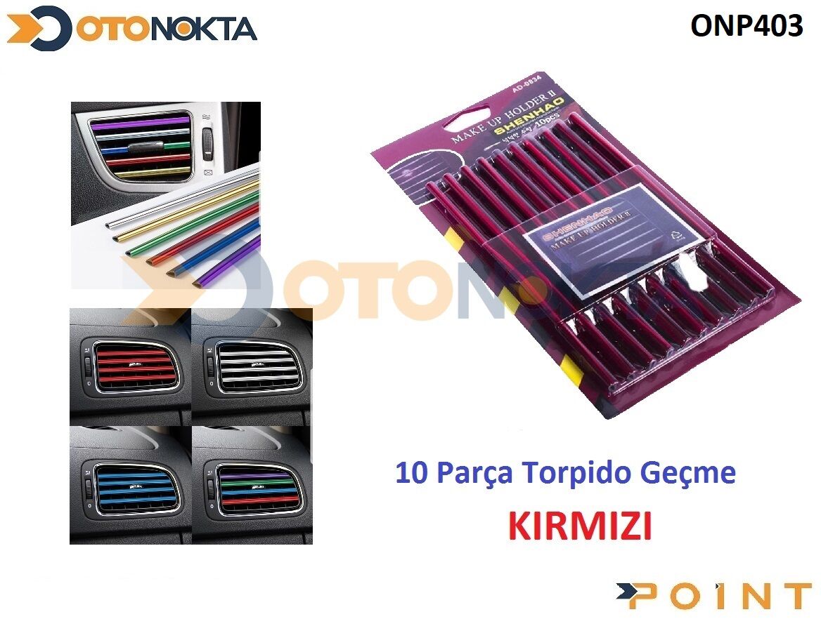 İP NEON IŞIKSIZ PETEĞE GEÇME KIRMIZI 10 PRÇ. POİNT