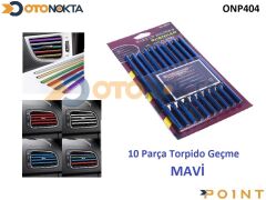 İP NEON IŞIKSIZ PETEĞE GEÇME MAVİ 10 PRÇ. POİNT