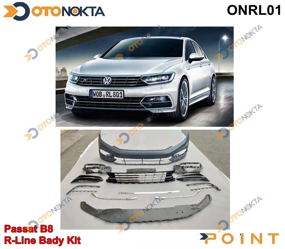 ÖN TAMPON SET R LİNE  MODELİ PASSAT B8 2016> POİNT