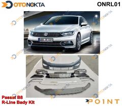 ÖN TAMPON SET R LİNE  MODELİ PASSAT B8 2016> POİNT