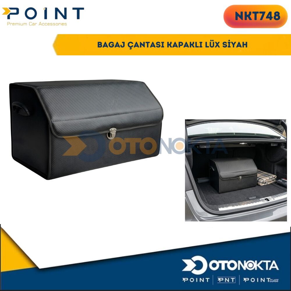 BAGAJ ÇANTASI KAPAKLI KARE  LÜX KALİTELİ KARBON