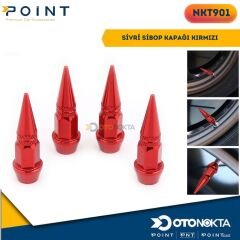 SİBOP KAPAĞI KURŞUN TİP UZUN KIRMIZI