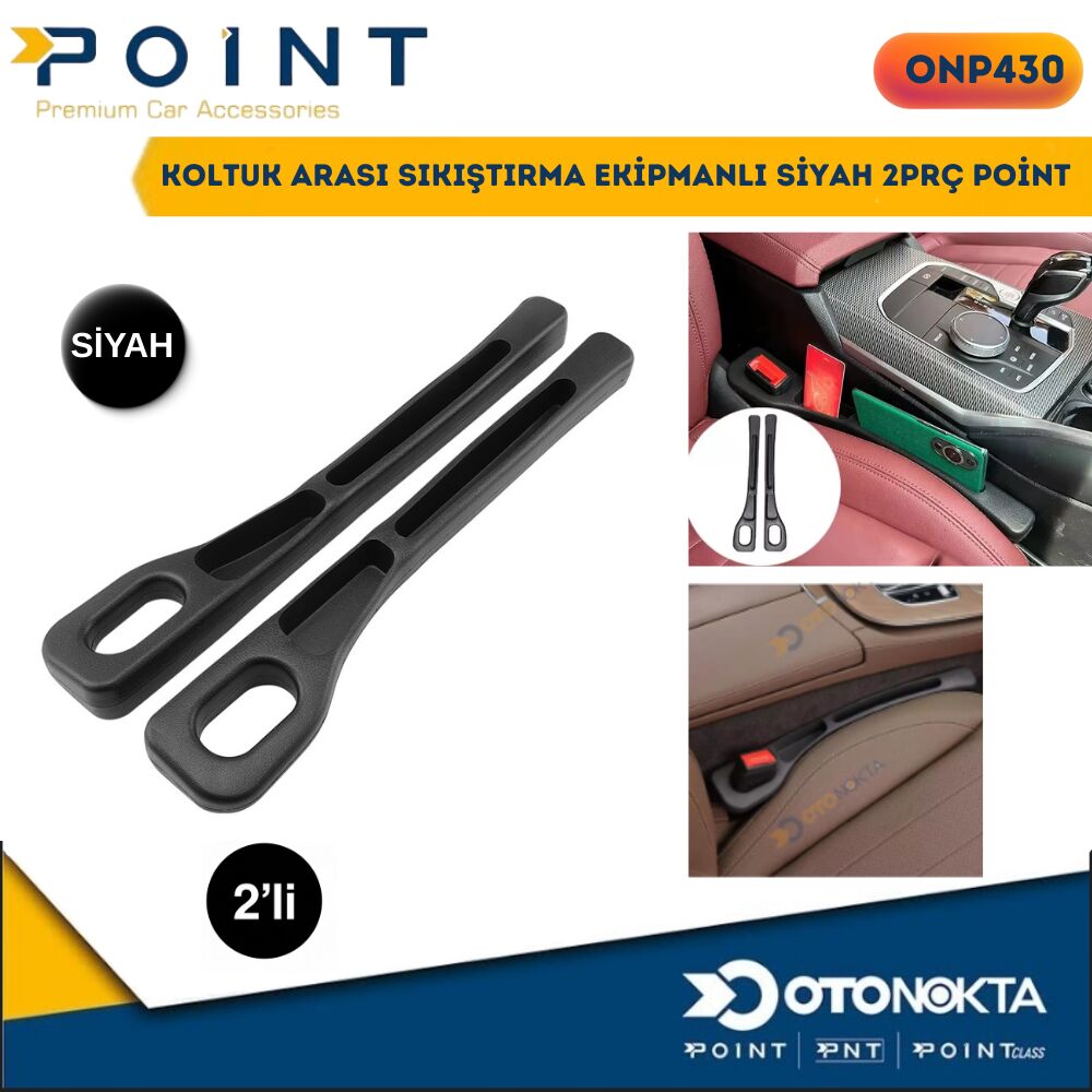 KOLTUK ARASI SIKIŞTIRMA EKİPMANLI SİYAH 2PRÇ POİNT