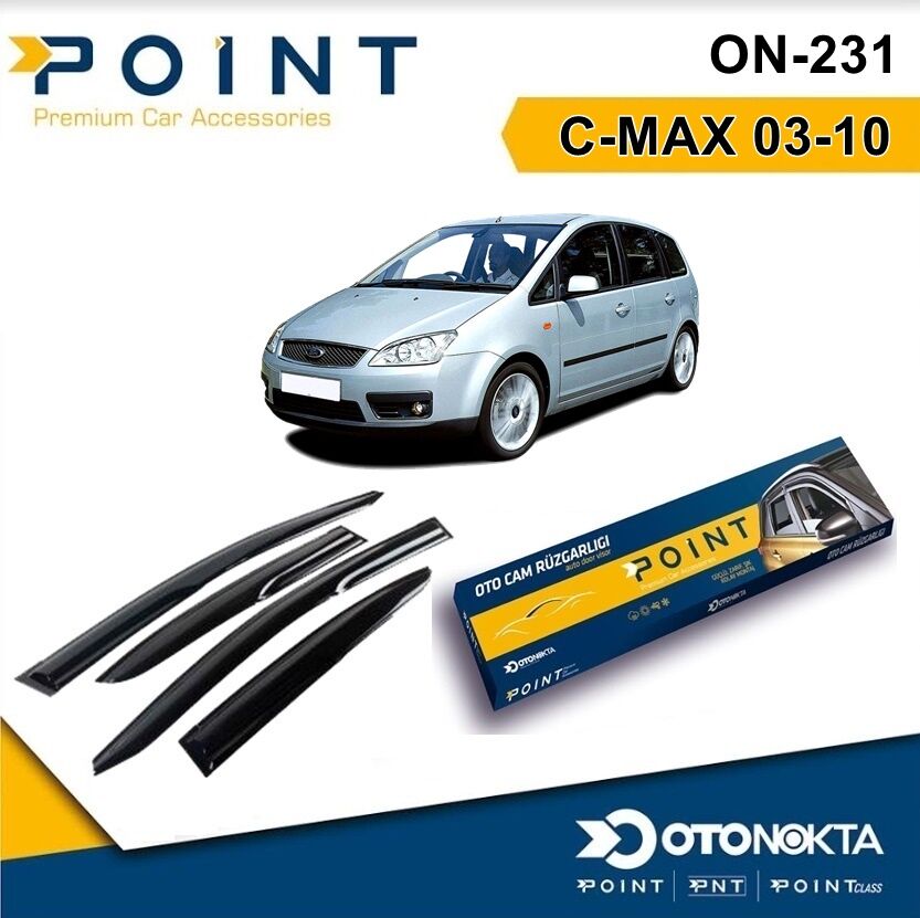 CAM RÜZGARLIĞI 4 LÜ   C-MAX 03-10 İTHAL