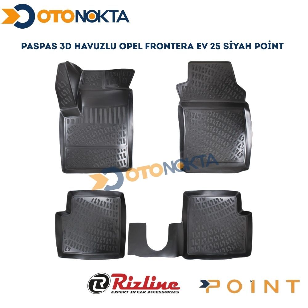 PASPAS 3D HAVUZLU OPEL FRONTERA EV 25 SİYAH POİNT