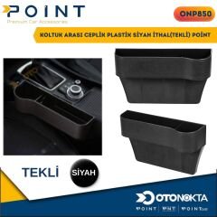 KOLTUK ARASI CEPLİK PLASTİK SİYAH  İTHAL POİNT