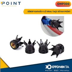 SİBOP KAPAĞI 4 LÜ KRAL TAÇI SİYAH POİNT