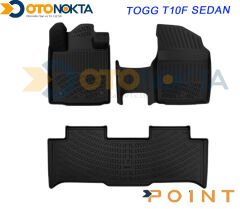 PASPAS 3D HAVUZLU TOGG T10F 2023>SİYAH POİ