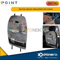 KOLTUK ARKASI ORGANİZER GRİ NUBUK