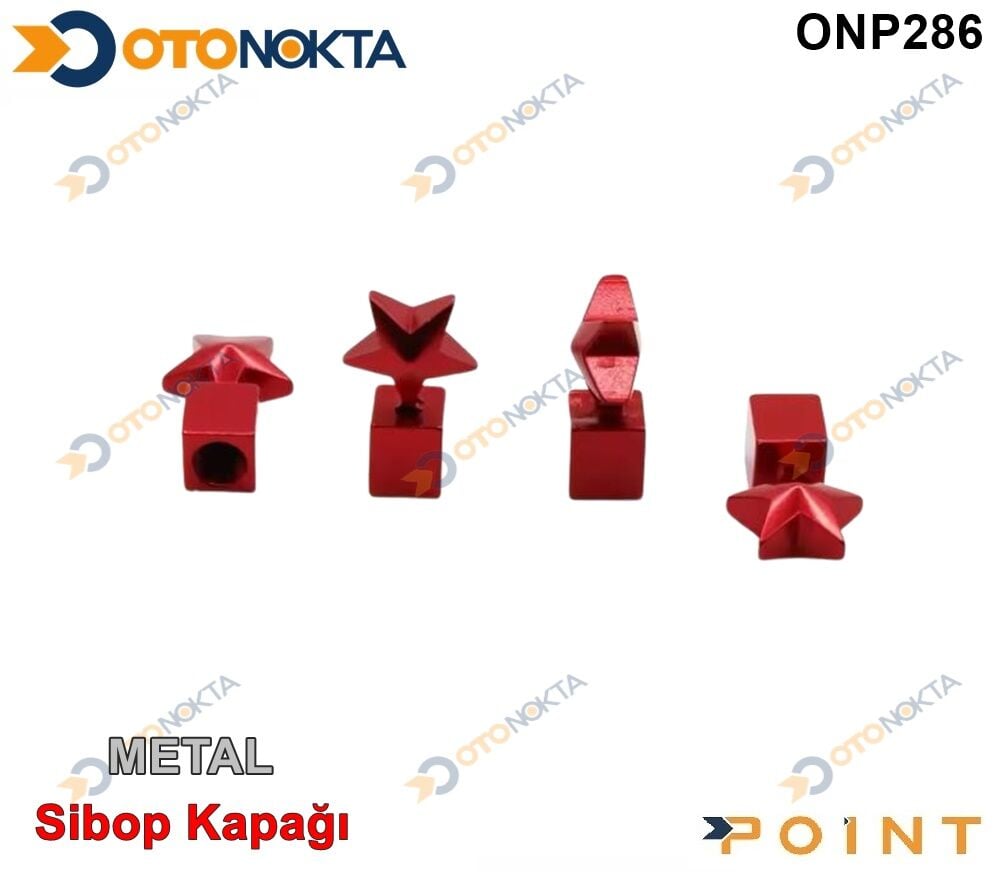 SİBOP KAPAĞI 4 LÜ STAR KIRMIZI POİNT
