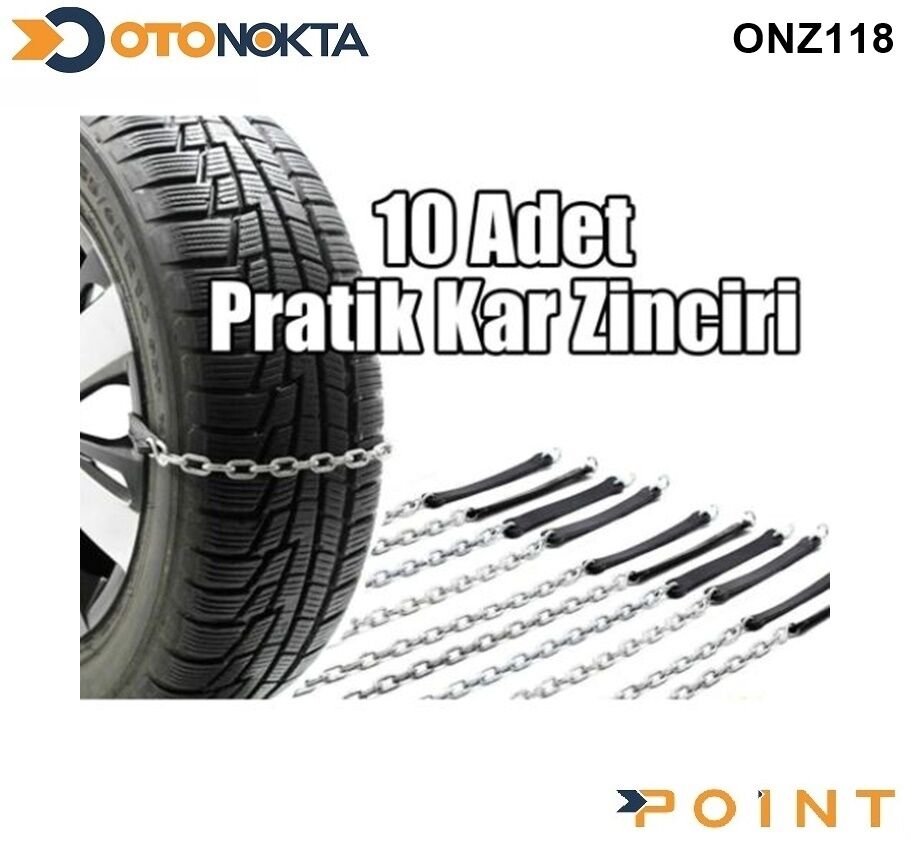 KAR ZİNCİRİ LASTİKLİ 10 PARÇA ÇELİK