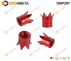 SİBOP KAPAĞI 4 LÜ KRAL TAÇI KIRMIZI POİNT